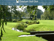 Tablet Screenshot of eveshamgolfclub.co.uk